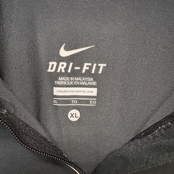 Nike Quarter-Zip Dri-fit Top - Black, XL - Picture 2 of 7